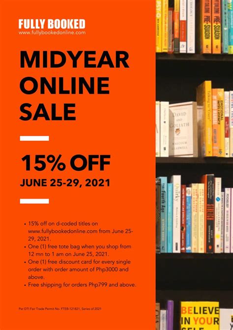 Fully Booked – MidYear Online Sale .